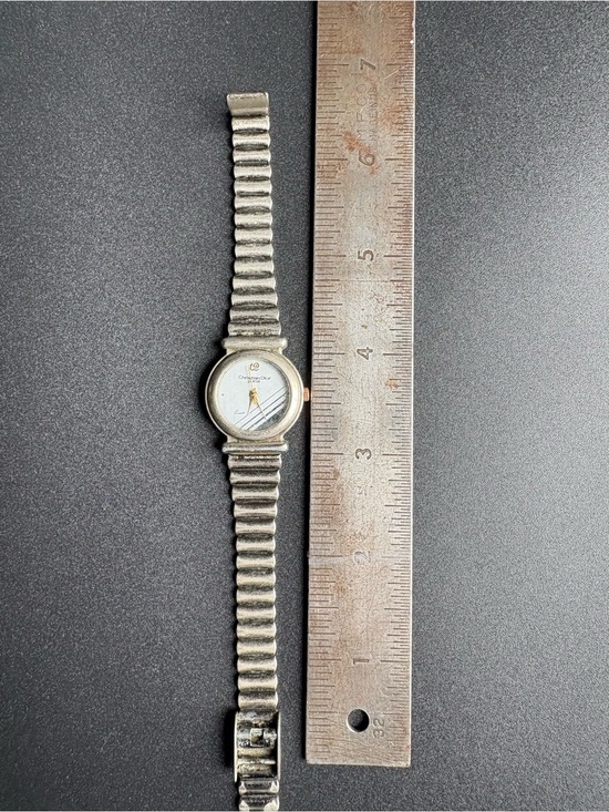 Dior Women’s Vintage Silver and Gold-Tone Round‎ Dial Bracelet Watch main image 5